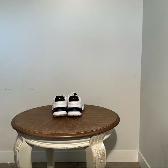 Polo by Ralph Lauren Men's White and Navy Sneakers - Picture 5 of 5